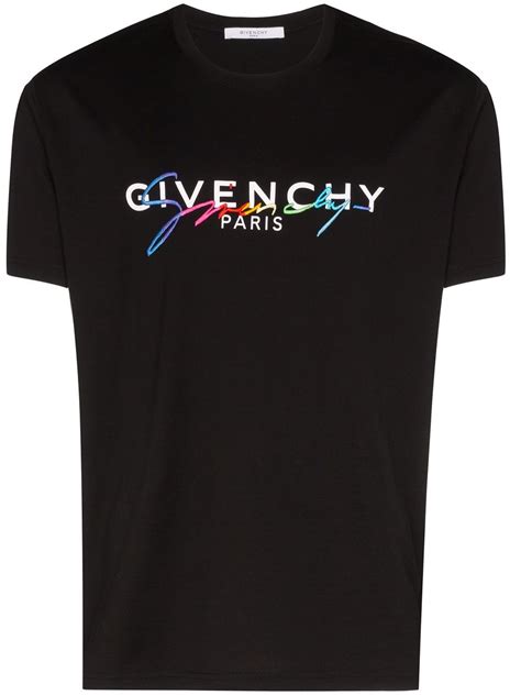 givenchy chain embroiled tshirt|T.